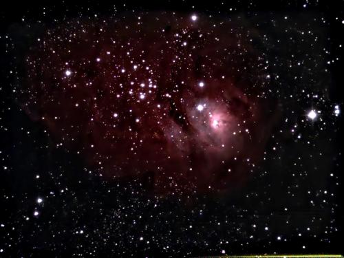 M8 - Lagoon Nebula at the Hotel Del