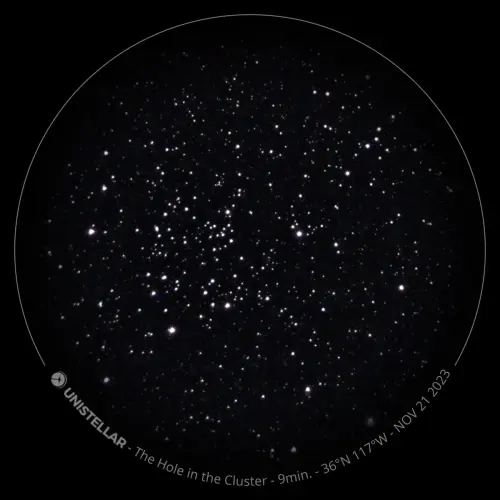 The Hole in the Cluster