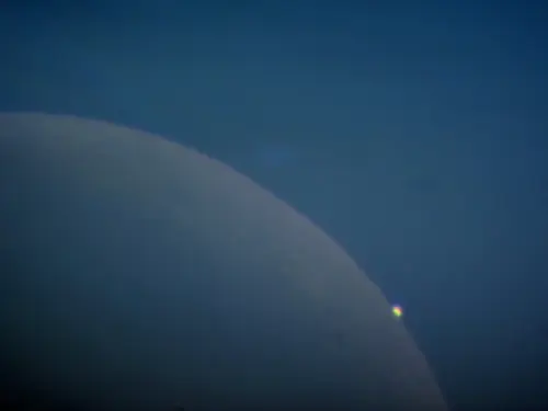 Venus slipping behind the Moon - 3